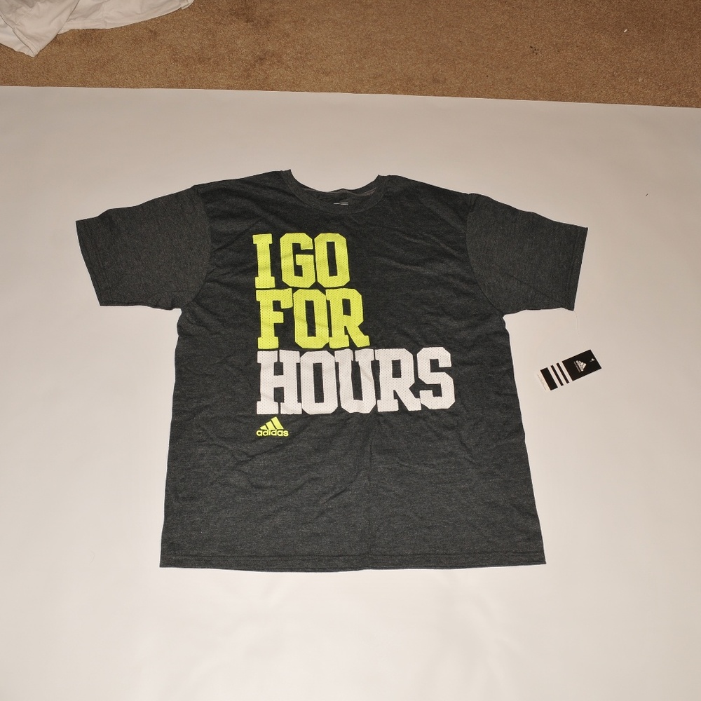 Adidas Mens Gray XL "I GO FOR HOURS" 2300 - Picture 3 of 4